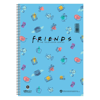 ΤΕΤΡΑΔΙΟ ΣΠΙΡΑΛ MONO SALKO  FRIENDS CENTRAL PERK  B5 17X25 60Φ-120σελ. ΘΕΜΑΤΑ 2 7292