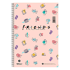 ΤΕΤΡΑΔΙΟ ΣΠΙΡΑΛ MONO SALKO  FRIENDS CENTRAL PERK  B5 17X25 60Φ-120σελ. ΘΕΜΑΤΑ 2 7292