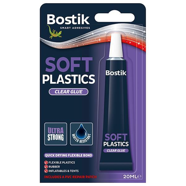 ΚΟΛΛΑ BISON SOFT PLASTICS CLEAR 20ml ΓΙΑ ΜΑΛΑΚΑ ΠΛΑΣΤΙΚΑ