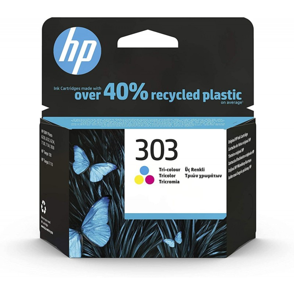 ΜΕΛΑΝΗ HP 303 COLOR Τ6Ν01ΑΕ AΒE 165 PAGES*