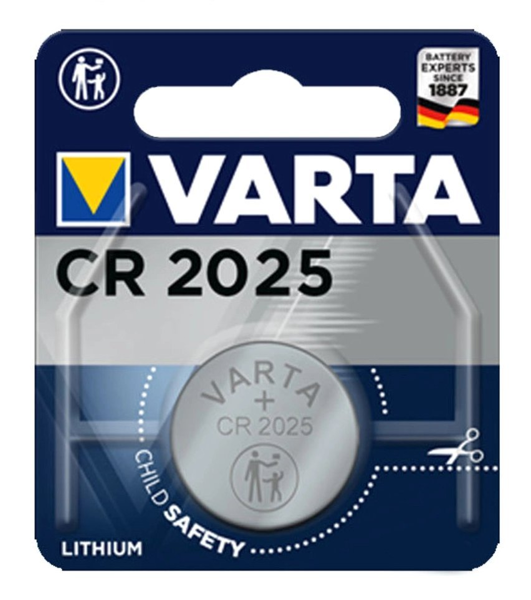 ΜΠΑΤΑΡΙΕΣ VARTA LITHIUM CR2025  3V BLISTER 1 TEM