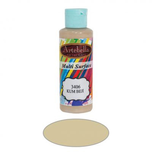 ΑΚΡΥΛΙΚΟ ΧΡΩΜΑ ARTEBELLA MULTI SURFACE 130CC ΑΜΜΟΥ No3406