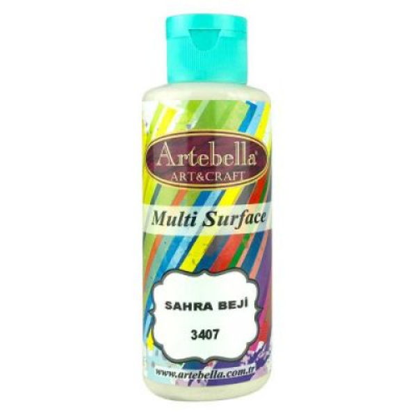 ΑΚΡΥΛΙΚΟ ΧΡΩΜΑ ARTEBELLA MULTI SURFACE 130CC SAHRA BEJI No3407