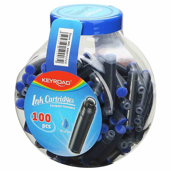 ΑΜΠΟΥΛΕΣ ΜΕΛΑΝΗΣ ΠΕΝΑΣ KEYROAD 100τεμ. ΜΠΛΕ ΣΕ BAZO No KR971711