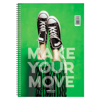 ΤΕΤΡΑΔΙΟ ΣΠΙΡΑΛ MONO SALKO MAKE YOUR MOVE A4 21X29EK. 60Φ ΘΕΜΑΤΑ 2 6517