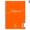 ΤΕΤΡΑΔΙΟ ΣΠΙΡΑΛ MONO SALKO NOTEBOOK FLUO 21X29 60Φ-120σελ. ΘΕΜΑΤΑ 2 6427