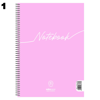 ΤΕΤΡΑΔΙΟ ΣΠΙΡΑΛ MONO SALKO NOTEBOOK 21X29 60Φ-120σελ. ΘΕΜΑΤΑ 2 6317