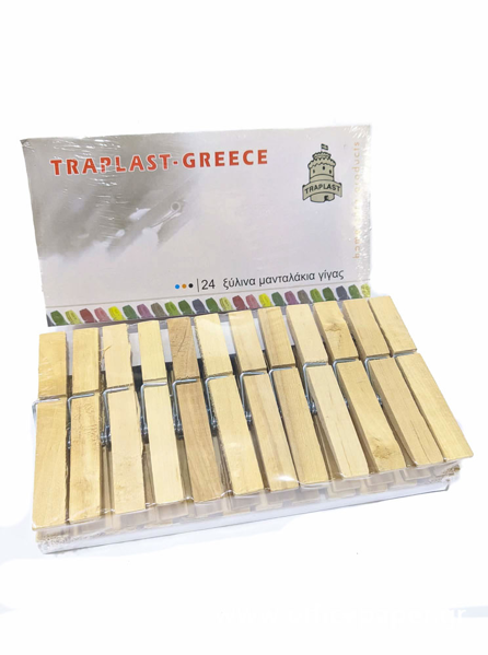 ΜΑΝΤΑΛΑΚΙΑ ΞΥΛΙΝΑ ΓΙΓΑΣ ΤΡΑΠΛΑΣΤ 10Χ90mm 24ΤΕΜ