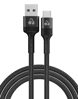 ΚΑΛΩΔΙΟ USB 2.0 POWERTECH καλώδιο USB σε USB-C PTR-0129 PD 60W, 5Gbps, copper, 0.6m, μαύρο