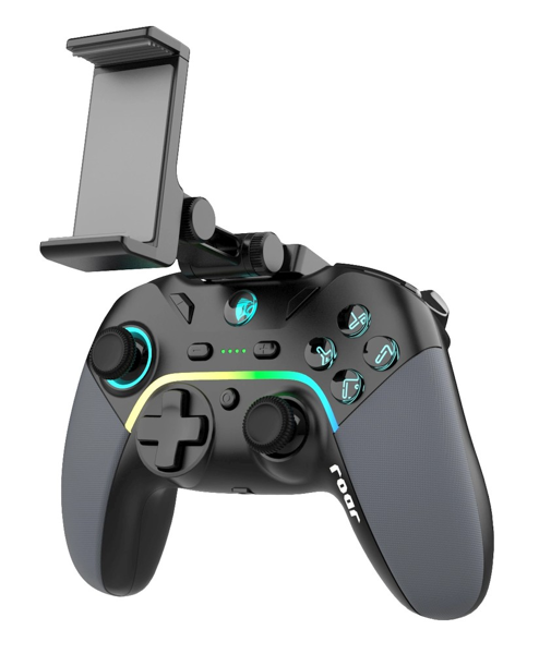 ΧΕΙΡΙΣΤΗΡΙΟ ROAR ασύρματο gamepad RR-0022, Switch/PC/iOS/Android, Bluetooth, μαύρο
