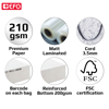ΣΑΚΟΥΛΑ ΔΩΡΟΥ ΧΑΡΤΙΝΗ +EFO ΜΠΛΕ ΝΙΦΑΔΕΣ 22x18x10cm 1 TEM 860761