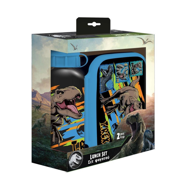 ΣΕΤ ΦΑΓΗΤΟΥ JURASSIC ΜΕ ΦΑΓΗΤΟΔΟΧΕΙΟ 800 ML - ΠΑΓΟΥΡΙ ALOYMINIOY 500 ML 000570977