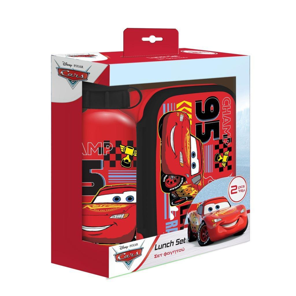 ΣΕΤ ΦΑΓΗΤΟΥ CARS ΜΕ ΦΑΓΗΤΟΔΟΧΕΙΟ 800 ML - ΠΑΓΟΥΡΙ ALOYMINIOY 500 ML 000564402