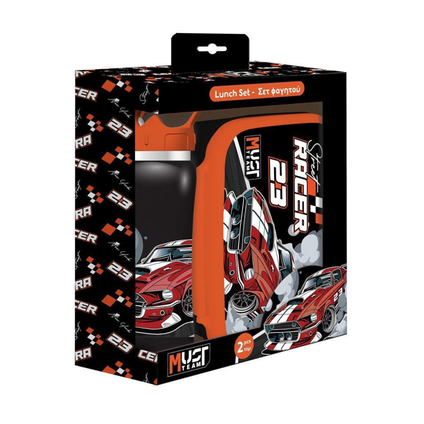 ΣΕΤ ΦΑΓΗΤΟΥ MUST CARS ΜΕ ΦΑΓΗΤΟΔΟΧΕΙΟ 800 ML - ΠΑΓΟΥΡΙ INOX 500 ML 000586858