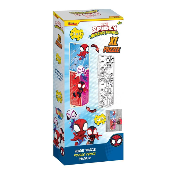 Παζλ Χρωματισμού Ύψους Spiderman Luna Toys 52 Τμχ. 41x83 εκ.  000508468