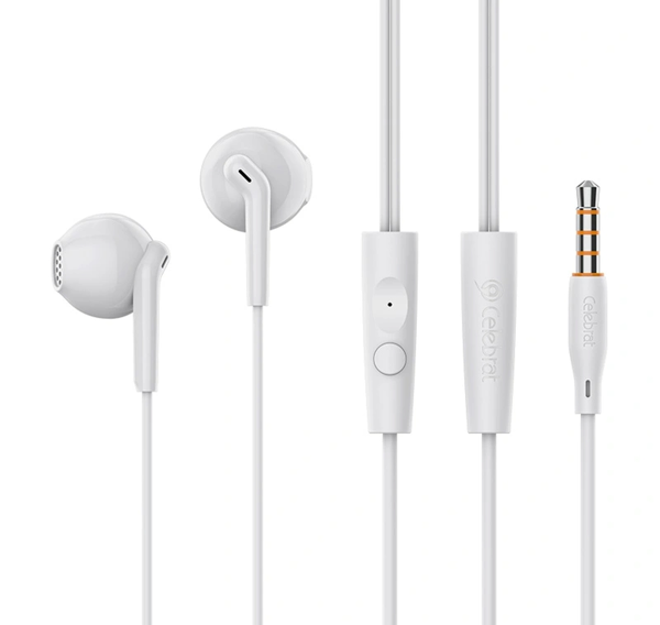 ΑΚΟΥΣΤΙΚΑ ΜΙΝΙ CELEBRAT G34 ΛΕΥΚΟ HANDSFREE