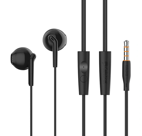 ΑΚΟΥΣΤΙΚΑ ΜΙΝΙ CELEBRAT G34 ΜΑΥΡΟ HANDSFREE