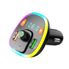 ΑΝΑΜΕΤΑΔΟΤΗΣ FM-TRANSMITER  Bluetooth με οθόνη και RGB MXFT-03 black