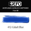 ΑΚΡΥΛΙΚΟ ΧΡΩΜΑ EFO 75ml COBALT BLEU ΜΠΛΕ ΚΟΒΑΛΤΙΟΥ  σωληνάριο 388412