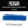 ΑΚΡΥΛΙΚΟ ΧΡΩΜΑ EFO 75ml RPIMARY CYAN   σωληνάριο 388413