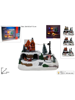 ΧΩΡΙΟ XMAS ΦΩΣ-ΚΙΝΗΣΗ ΒΟΥΝΟ ΜΕ 2 ΚΑΡΟΥΣΕΛ 3xAAA  KOYTI 16x23.5x17cm 251820