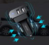 ΦΟΡΤΙΣΤΗΣ ΑΥΤΟΚΙΝΗΤΟΥ USAMS C13 & καλώδιο 3 σε 1, 2x USB, 2.1A, μαύρο