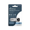 ΜΝΗΜΗ USB MEDIARANGE 8GB BLACK USB 2.0 SWIVEL