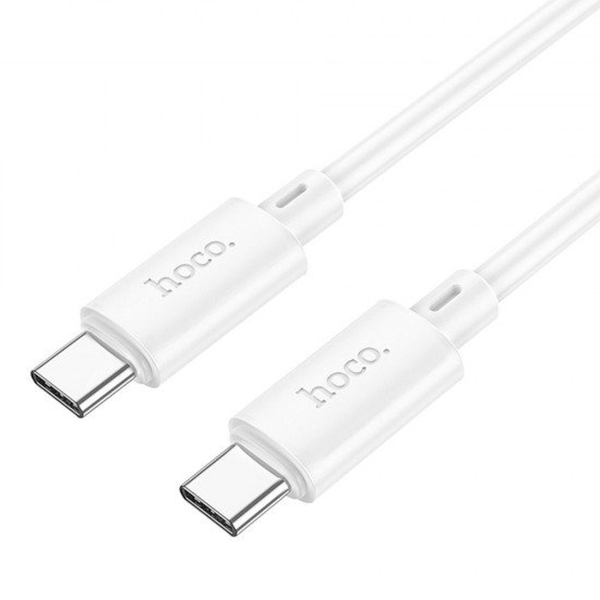 ΚΑΛΩΔΙΟ HOCO Type C to Type C PD 3A 60W X88 1 m white