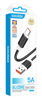 ΚΑΛΩΔΙΟ KAKUSIGA USB-C σε USB KSC-998, σιλικόνης, 5A, 480Mbps, 1m, μαύρο