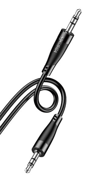 ΚΑΛΩΔΙΟ AUDIO KAKUSIGA καλώδιο ήχου 3.5mm KSC-893, AUX, 1m, μαύρο