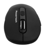 ΠΟΝΤΙΚΙ ΑΣΥΡΜΑΤΟ POWERTECH PT-1466, USB δέκτης, έως 1600DPI, μαύρο