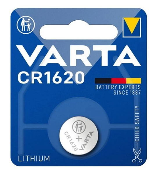 ΜΠΑΤΑΡΙΕΣ VARTA LITHIUM CR1620  3V BLISTER 1 TEM