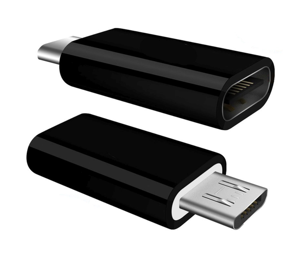 ΑΝΤΑΠΤΟΡΑΣ POWERTECH Adapter  Micro USB σε USB Type-C CAB-UC020, μαύρο