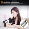 ΑΝΤΑΠΤΟΡΑΣ AUDIO CABLETIME 3.5mm σε 2x 3.5mm CT-P12G4P, 4-pole, 20cm, μαύρο
