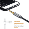 ΑΝΤΑΠΤΟΡΑΣ AUDIO CABLETIME 3.5mm σε 2x 3.5mm CT-P12G4P, 4-pole, 20cm, μαύρο