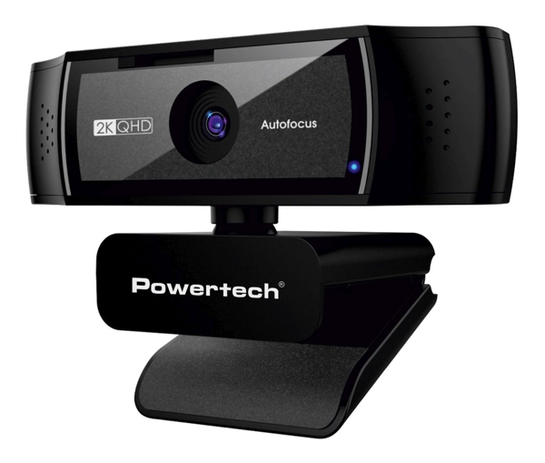 ΚΑΜΕΡΑ WEB POWERTECH PT-1428, 5MP, 2K QHD, αυτόματη εστίαση, 1.5m, μαύρη