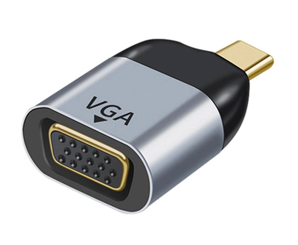 ΑΝΤΑΠΤΟΡΑΣ POWERTECH USB-C σε VGA PTH-094, 1080p/60Hz, γκρι