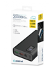 POWERBANK PLATINET 20000mAh Polymer PD 3.0 QC 3.0 LED Screen Black