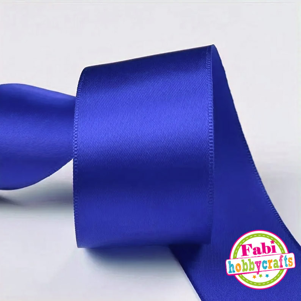 ΚΟΡΔΕΛΑ ΣΑΤΕΝ FABI ΜΟΝΗ 4cm X 45.7m 50Y ΜΠΛΕ 130485