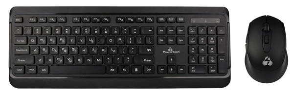 ΠΛΗΚΤΡΟΛΟΓΙΟ POWERTECH PT-1060 , Aσύρματο, 1600dpi ,EN/GR, μαύρο