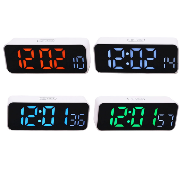 ΡΟΛΟΙ ΨΗΦΙΑΚΟ LED 14x5.5x3cm ΩΡΑ ΞΥΠΝΗΤΗΡΙ ΗΜΕΡΟΜΗΝΙΑ ΘΕΡΜΟΚΡΑΣΙΑ 17182