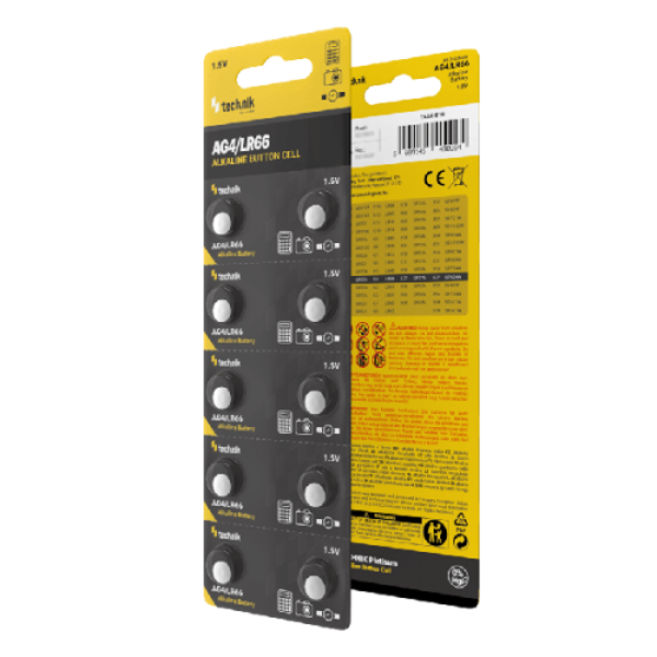 ΜΠΑΤΑΡΙΕΣ TECHNIC ALKALINE AG4 LR56 A66 177 377 1.5V 1ΤΕΜ