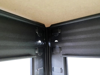 HOME USE μεταλλική ραφιέρα HUH-0199 με 5 ράφια, 90x40x180cm, μαύρη
