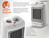 ΑΕΡΟΘΕΡΜΟ BRUNO 2 σε 1 αερόθερμο δωματίου BRN-0211, 2000W, με ανεμιστήρα, λευκό