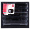 ΣΥΡΤΑΡΙΕΡΑ ΠΛΑΣΤΙΚΗ DELI 9775 Α4 5 ΘΕΣΕΩΝ 27.5x34x26cm ΜΑΥΡΗ