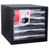 ΣΥΡΤΑΡΙΕΡΑ ΠΛΑΣΤΙΚΗ DELI 9775 Α4 5 ΘΕΣΕΩΝ 27.5x34x26cm ΜΑΥΡΗ