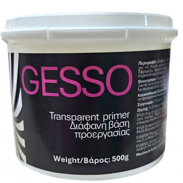 ΑΣΤΑΡΙ GESSO ΛΕΥΚΟ 500gr ΒΑΖΟ ΥΔΑΤΟΔΙΑΛΥΤΟ 15222