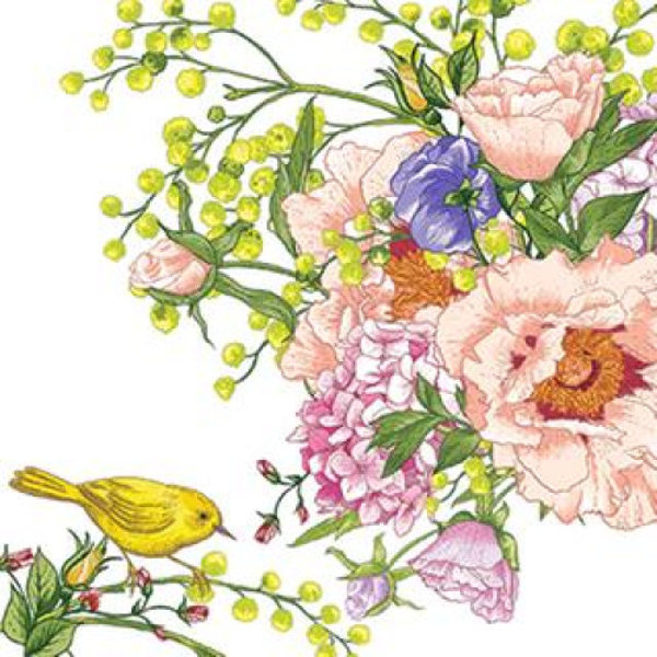 ΧΑΡΤΟΠΕΤΣΕΤΑ DECOUPAGE 33x33 20τχ ΛΟΥΛΟΥΔΙ ΠΟΥΛΙ SDL084700