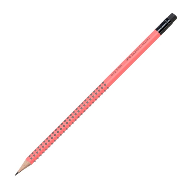 ΜΟΛΥΒΙ FABER CASTEL GRIP 2001 ME ΓΟΜΑ SKY BLUE B=2