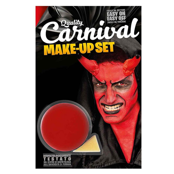 ΧΡΩΜΑ ΠΡΟΣΩΠΟΥ CARNIVAL ΚΟΚΚΙΝΟ 10gr